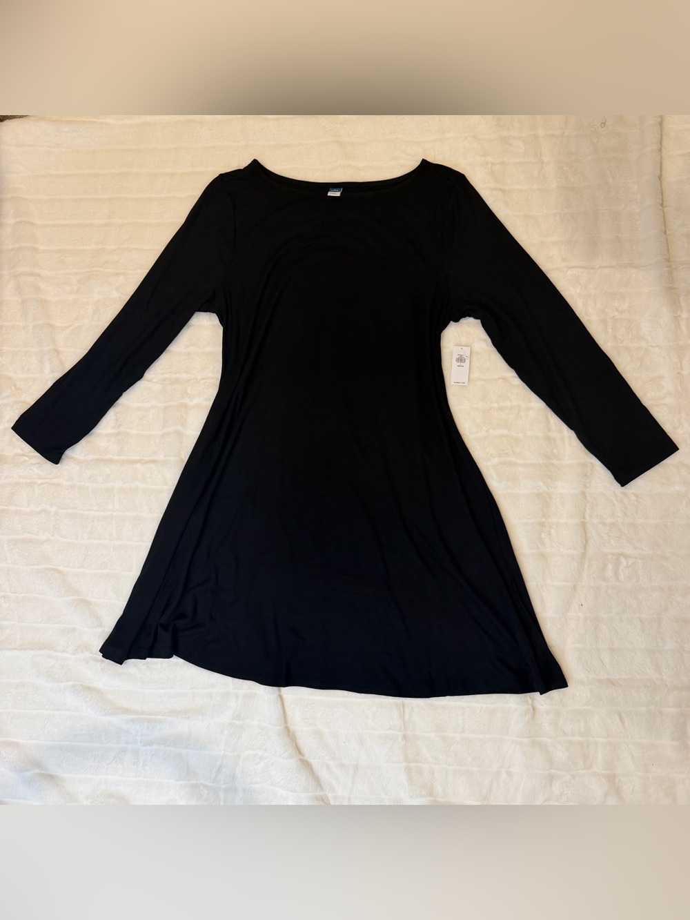 NWT Old Navy Black Swing Dress Petite Large